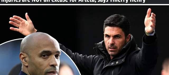 世界杯竞猜-亨利：阿森纳本赛季必争英超冠军，伤病绝非借口